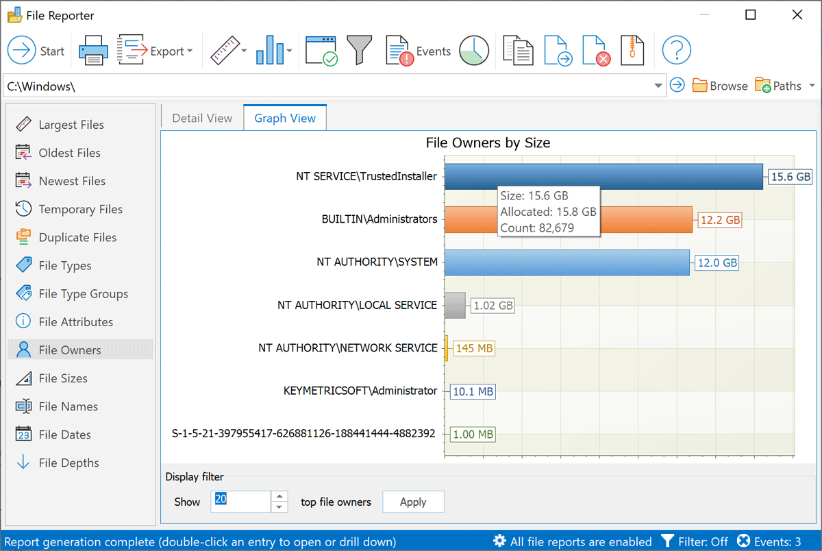 foldersizes compare folders