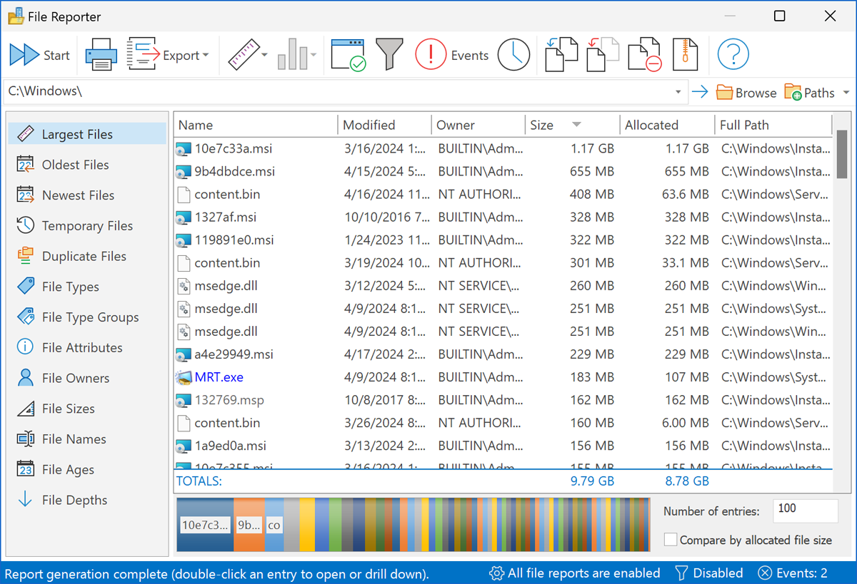 downloading FolderSizes 9.5.425