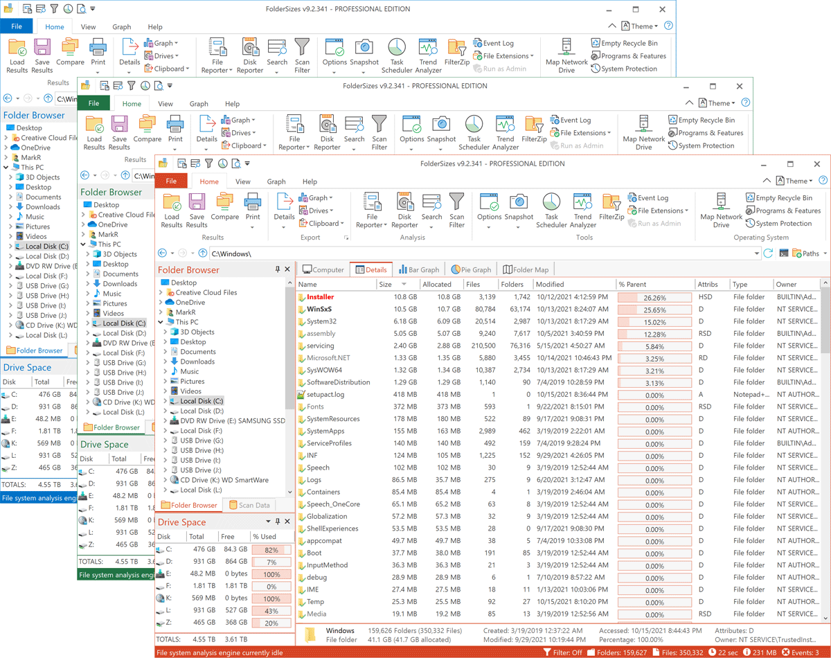 disk folder size analyzer