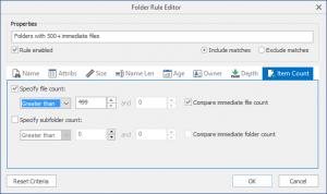 foldersizes compare folders